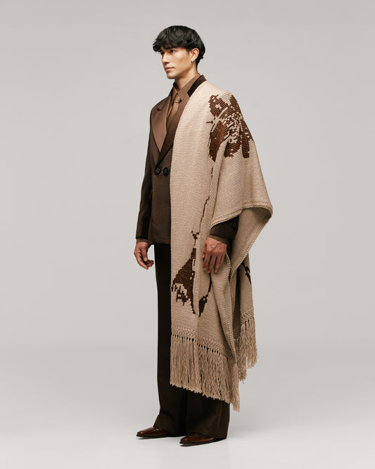 Manta artesanal Alirio Punto Cruz