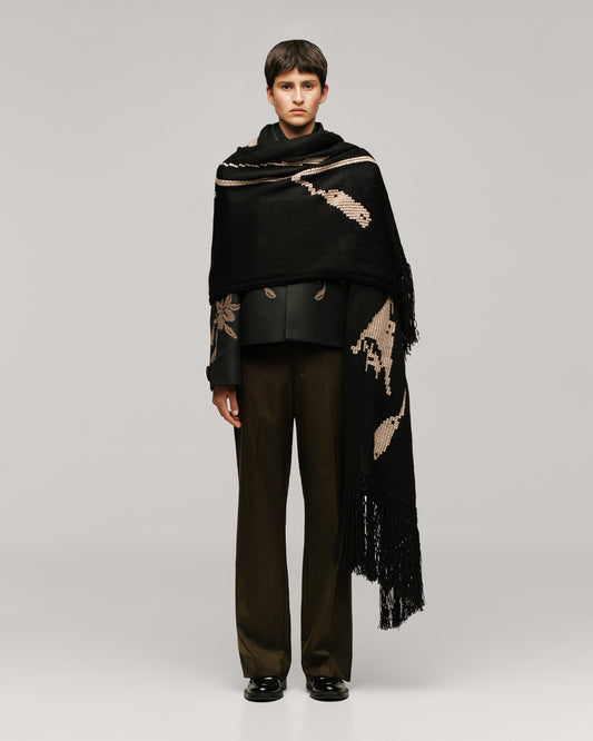 Manta artesanal Alirio Punto Cruz