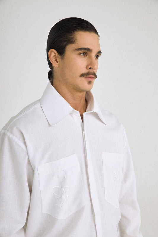 Camisa Mazorca Blanca